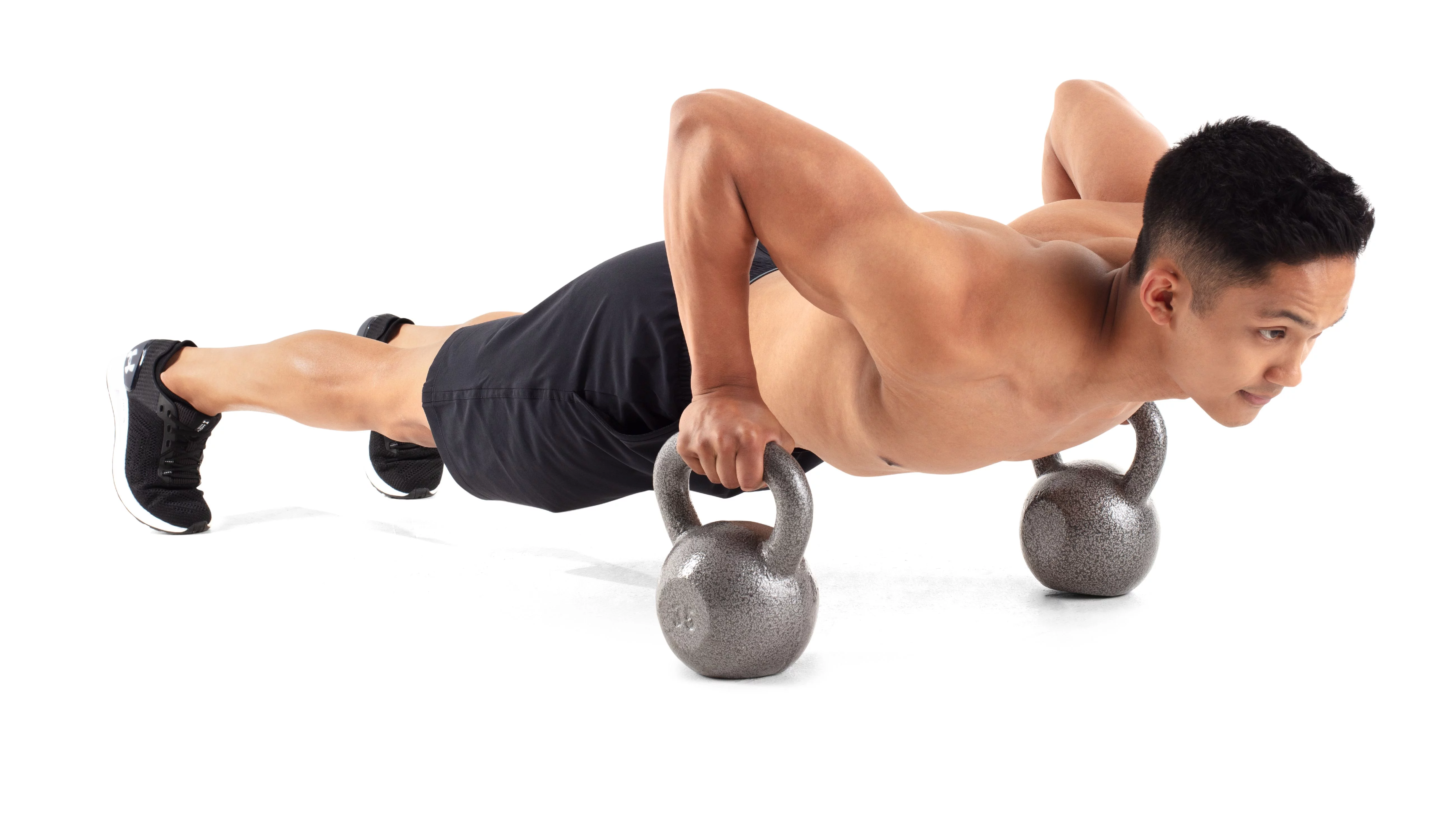 Weider, 30lb Cast Iron Hammertone Finish Kettlebell, Single