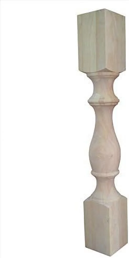 unfinished monastery kitchen island or counter height table legs- single leg