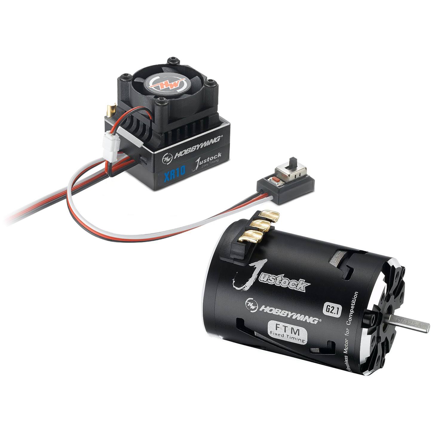 Hobbywing XR10 Justock ESC Justock 3650 SD G2.1 Motor 13.5T - Combo