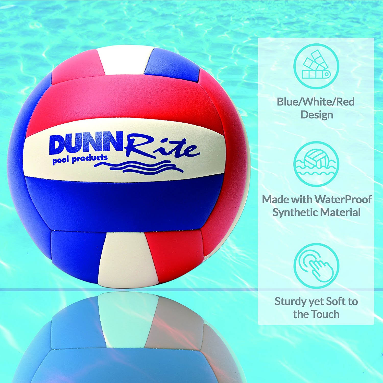Dunn Rite Water Volly Portable Pool Volleyball Set