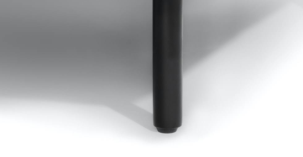 Blue Velvet Daybed, Black Metal Legs | Article Lupra Modern Furniture