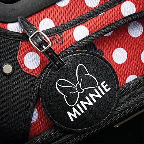 American Tourister Disney Softside Luggage with Spinner Wheels, Minnie Mouse Denim, 21-Inch