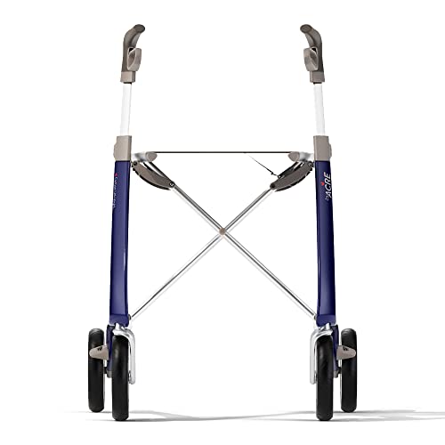 byACRE Carbon Ultralight Rollator - World's Lightest Carbon Rollator - Only 10.6 lbs/for Indoor and Outdoor Use/Foldable and Easy to Travel with/Carbon Black - Compact
