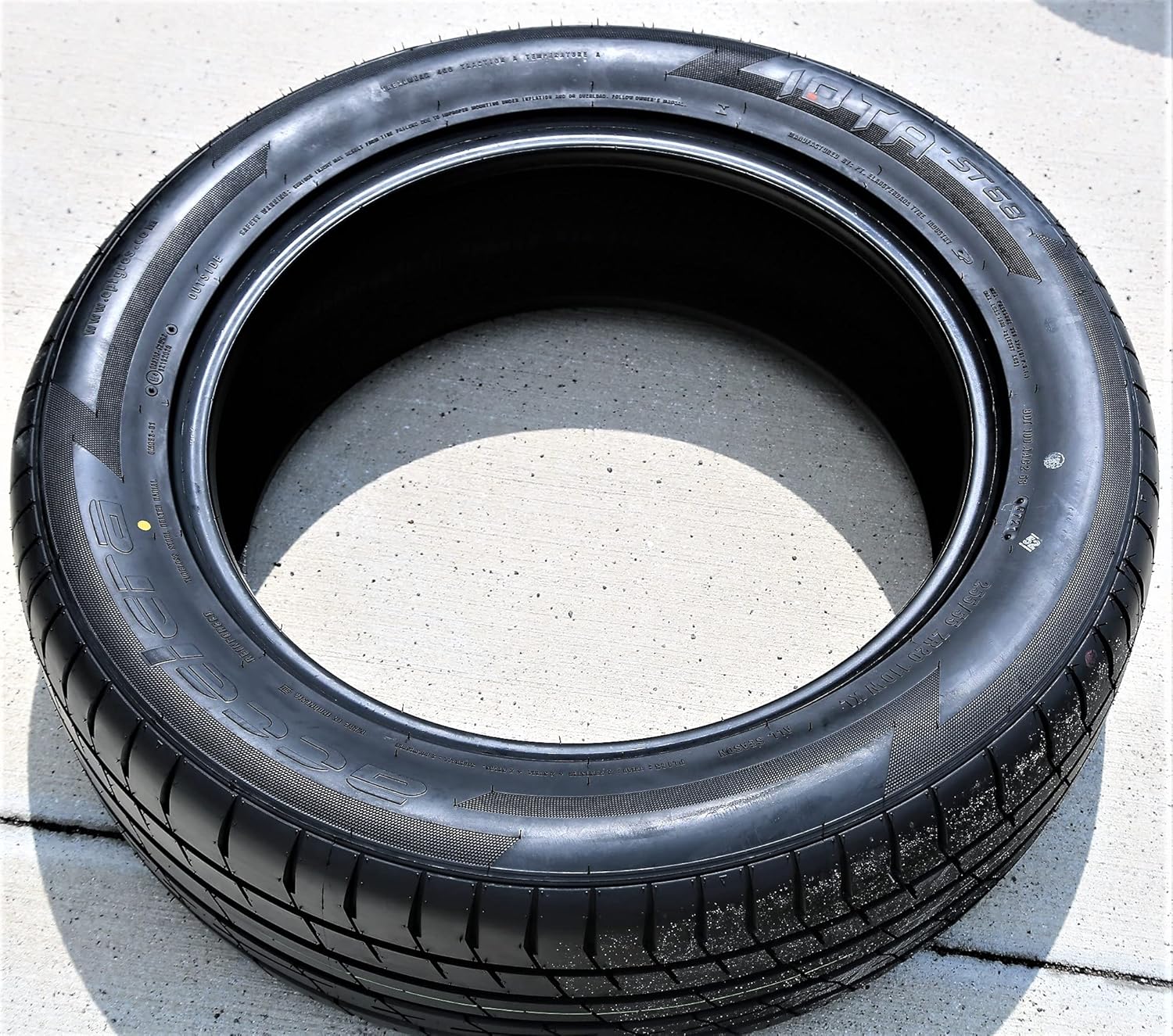 Set of 2 (TWO) Accelera Iota ST68 All-Season High Performance Radial Tires-255/55R20 255/55ZR20 255/55/20 255/55-20 110W Load Range XL 4-Ply BSW Black Side Wall