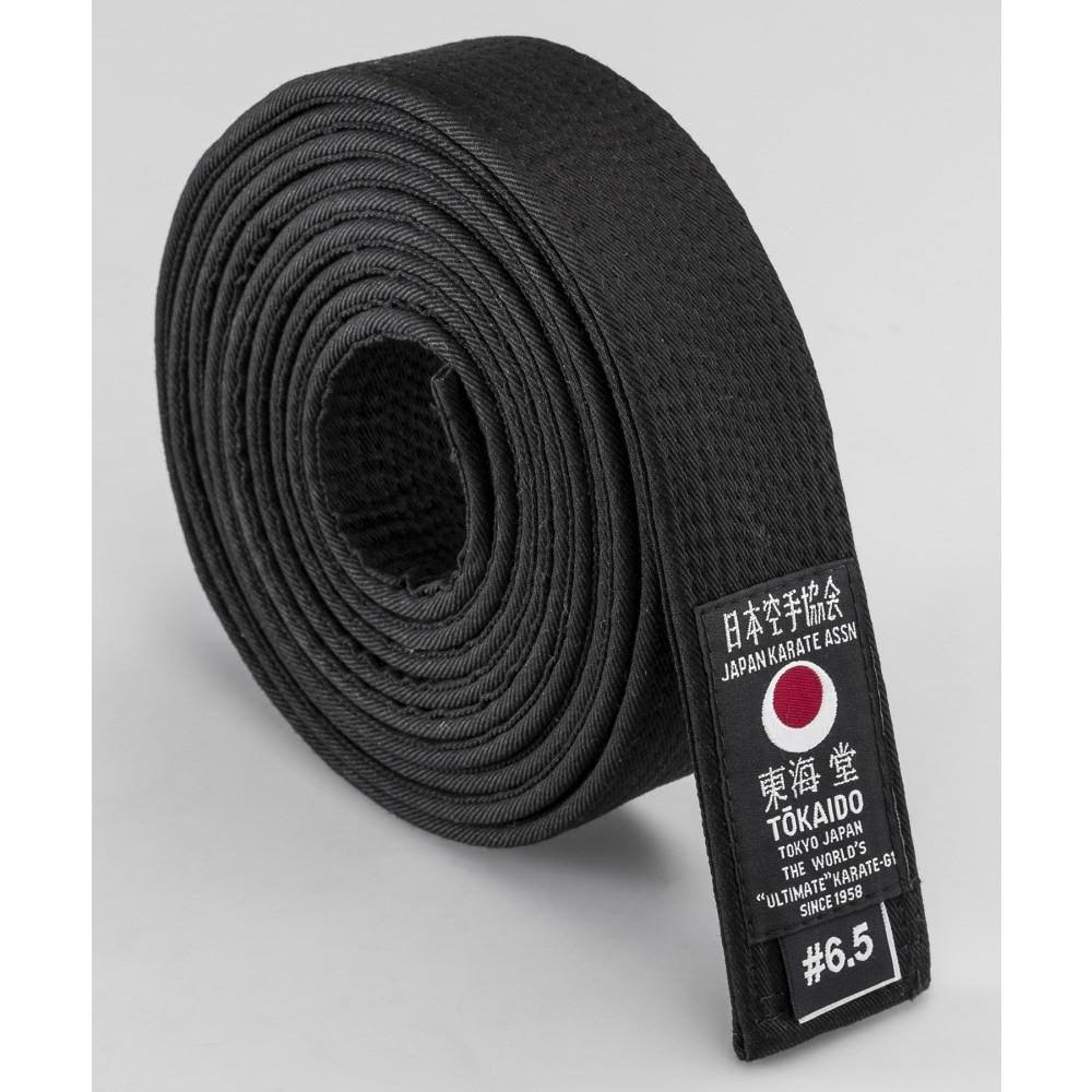 Tokaido Karate Master Black Belt, Cotton, Size: #4/275cm - 108 Inches