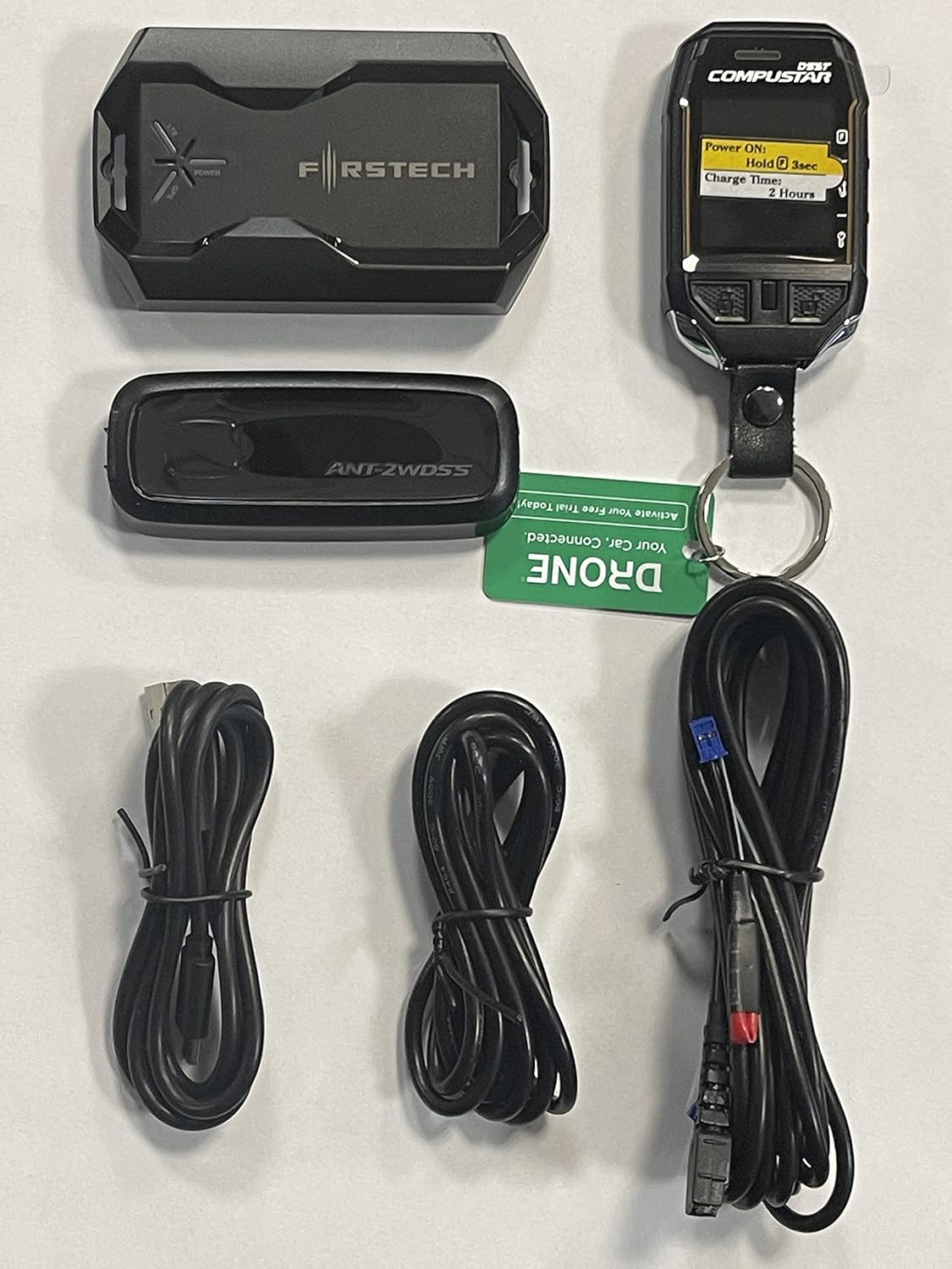 Compustar CSX9900-AS All-in-One 2-Way Remote Start & Alarm Bundled with + (1) Bypass Module and (1) Drone Mobile Module Package
