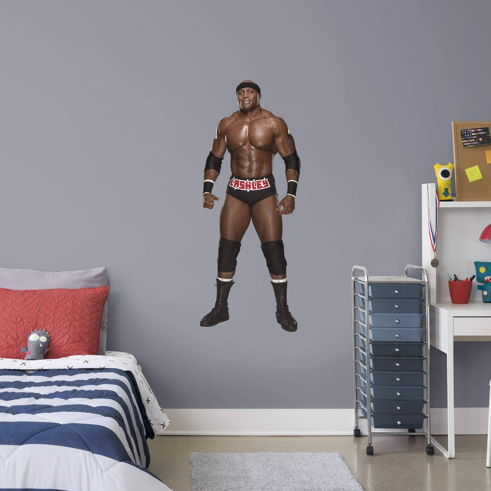 Fathead Bobby Lashley - Life-Size Officially Licensed WWE Removable Wall Decal