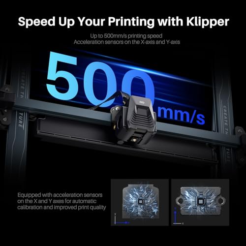 ELEGOO Neptune 3 Pro FDM 3D Printer with Auto Bed Leveling, Dual-Gear Direct Extruder, Dual Lead Screw Drive, Removable Capacitive Screen, 8.85x8.85x11in Large Printing Size