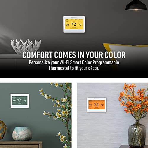 Honeywell Home RTH9585WF Wi-Fi Smart Color Thermostat, 7 Day Programmable, Touch Screen, Energy Star, Alexa Ready, C-Wire Required, Not Compatible with Line Volt Heating Gray