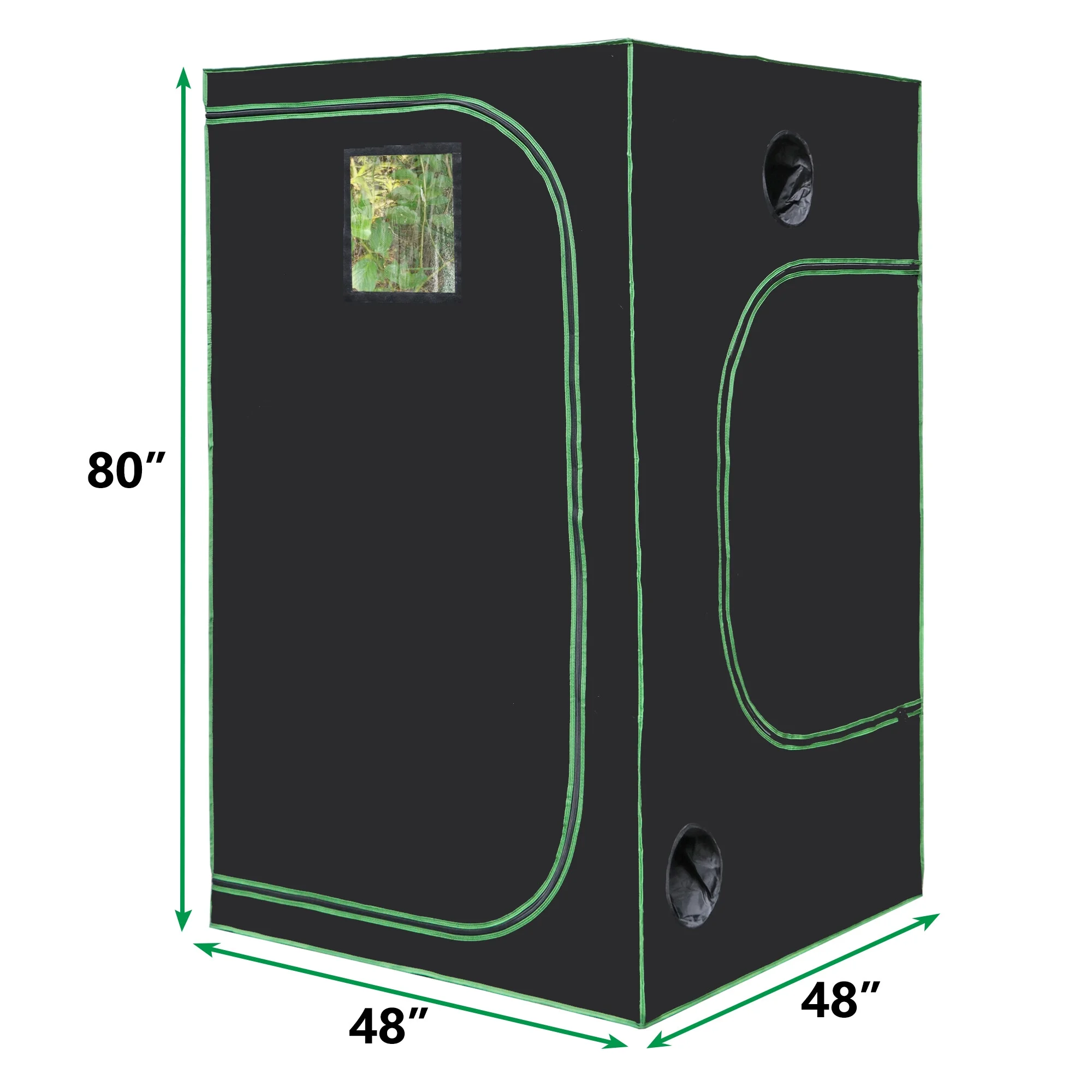 ZENSTYLE Hydroponic Grow Tent 48"x48"x80" Grow Tent Box Seed Room with Window Indoor Grow Seed Flower High Quality
