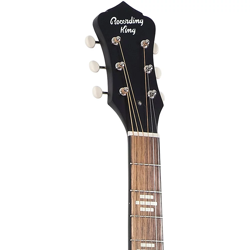 Recording King Dirty 30s Resonator Guitar Satin Black