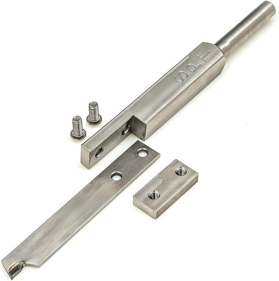 Simple Woodturning Tools Carbide Parting and Grooving Tool for Wood Turning Lathe (No Handle), USA Made Pack of 2