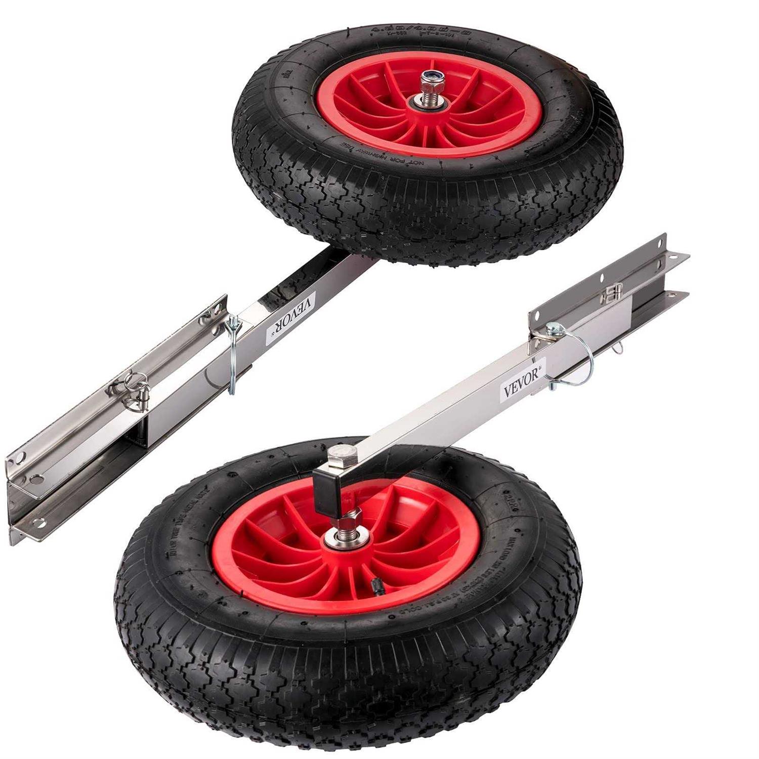 VEVOR Boat Launching Wheels Boat Transom Launching Wheel Loading Capacity Inflatable Boat Launch Wheels - Shop Hardware Tools Online Store