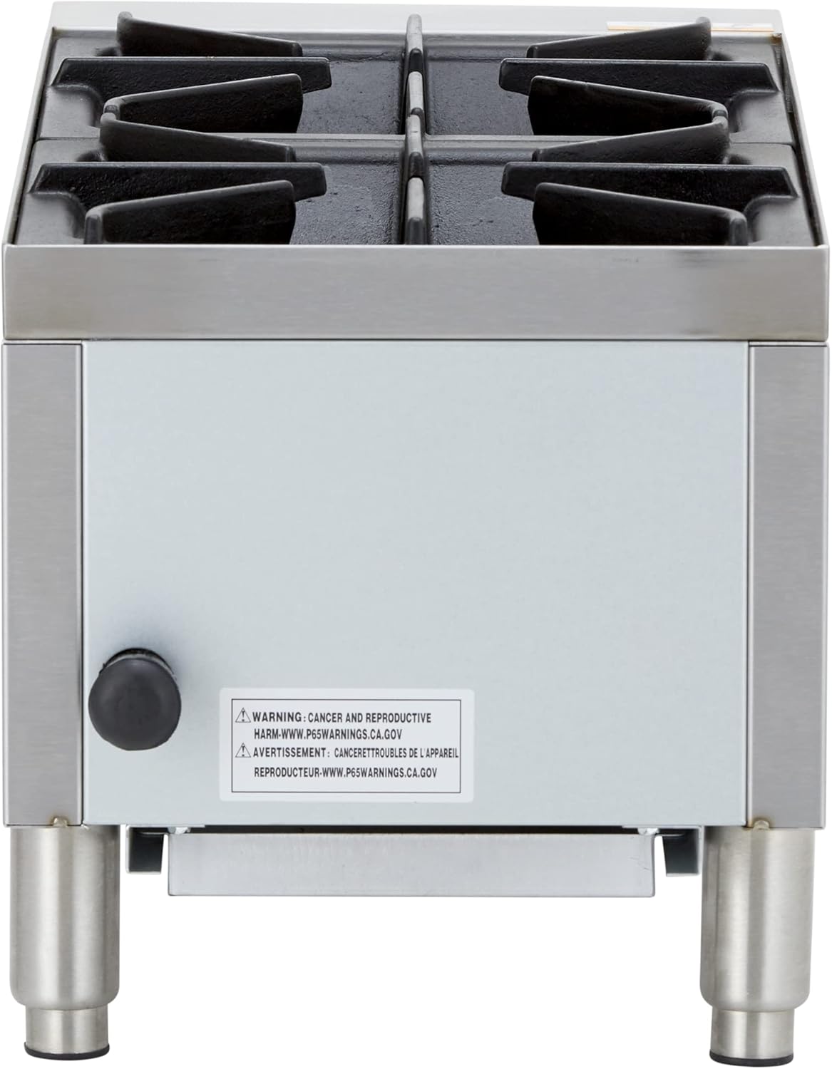 IRHP-12-2B 12" Two Burner Countertop Commercial Gas Hot Plate, Stainless Steel, 50,000 BTU, ETL Listed