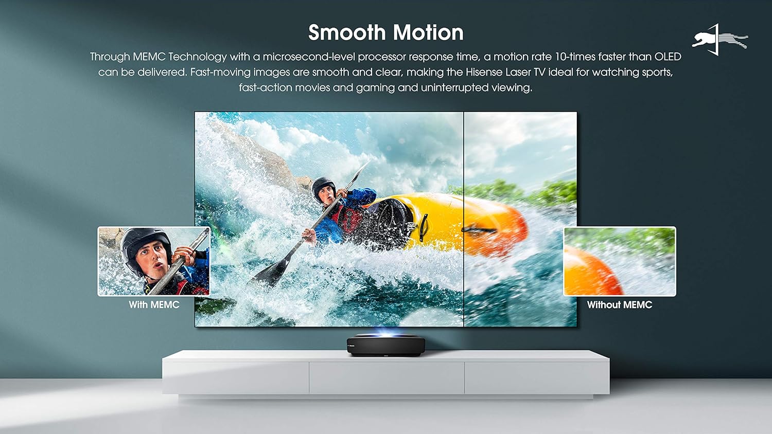 Hisense 100-Inch Class L5 Series 4K UHD Android Smart Laser TV with HDR (100L5F, 2020 Model)