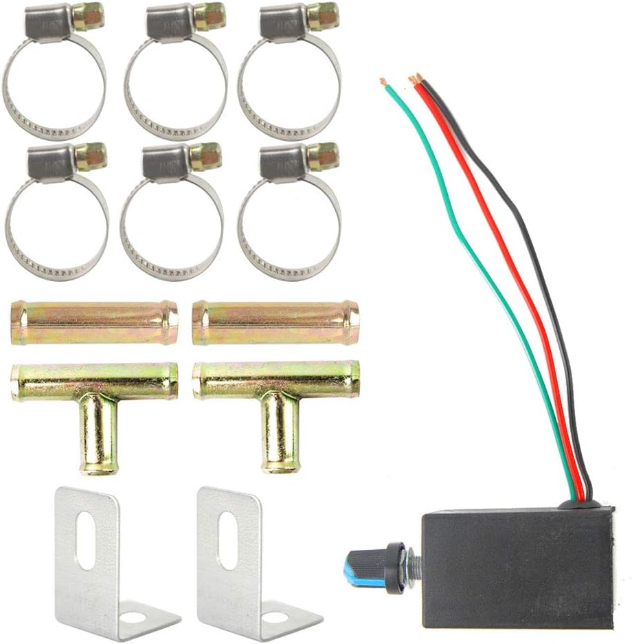 Evargc Universal 12V Vehicles Heater Auxiliary Heater Improvement For Tractor UTV Cab Vans Truck Compact Under Dash Low Profile Dual Sides 6 Vents With Speed Switch Easy Install 60Cfm Pack of 2