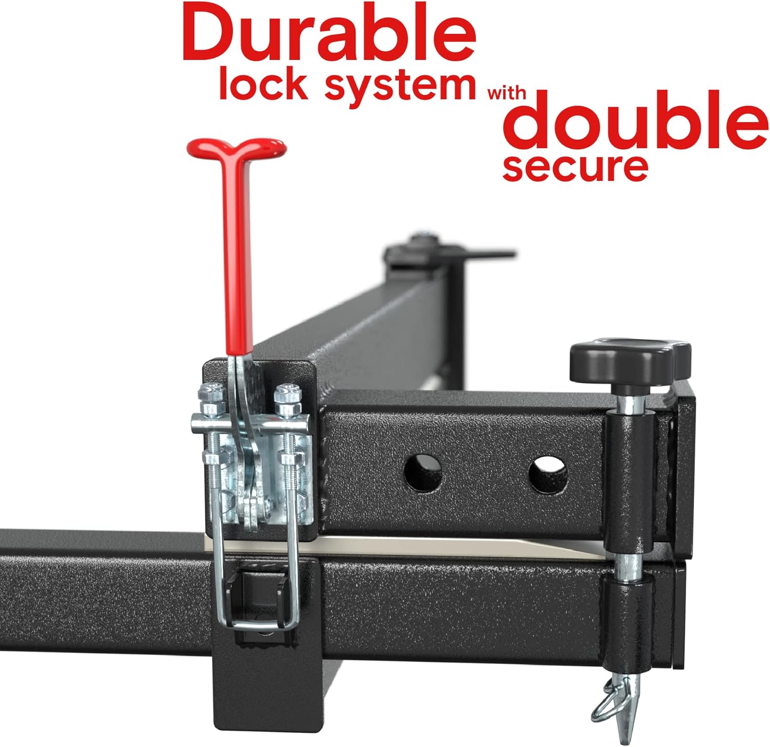 Swing-Away Bike Rack Adapter for 2” Hitch Receivers Bike Carrier Pivoting Arm Easy Access to Tailgate