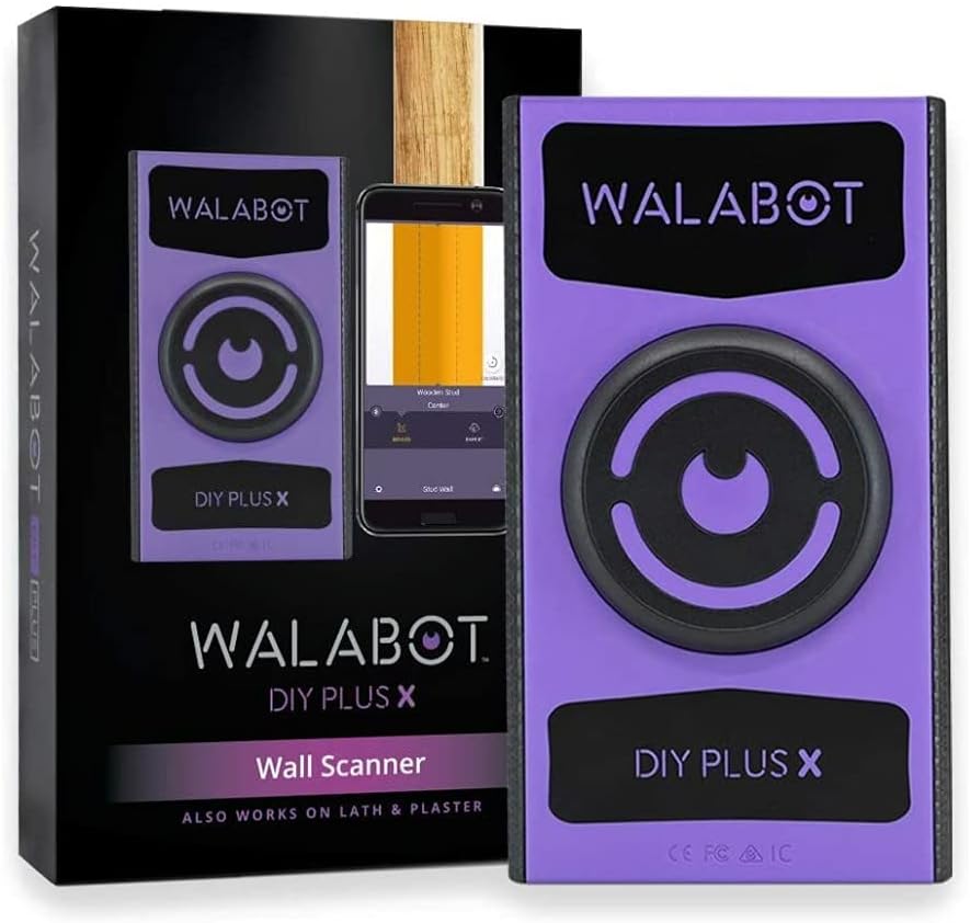 Walabot DIY Plus X Visual Wall Scanner with 6-Feet Long Tail Braided Aluminum Alloy USB-C to USB-A Cable Bundle (2 Items)