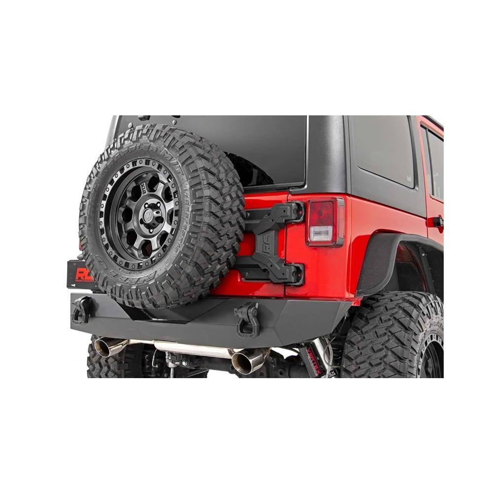 Rough Country 10523 HD Hinged Spare Tire Carrier Kit (07-18 Jeep JK)