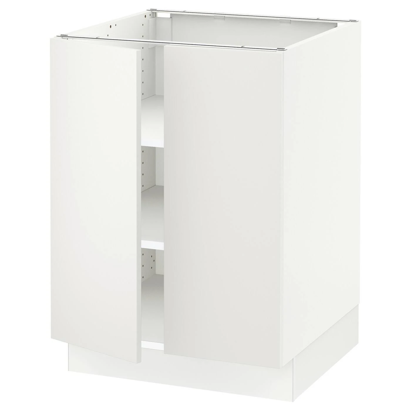 IKEA - SEKTION Base Cabinet with shelves/2 Doors, white/H?ggeby White, 24x24x30 19376687