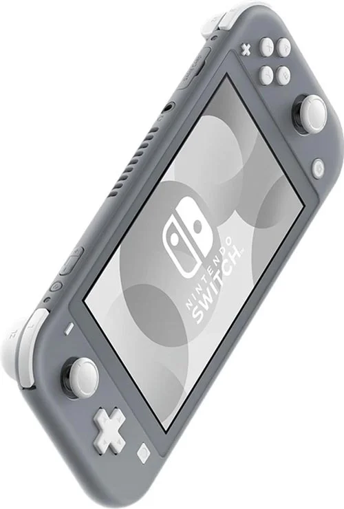 Nintendo Switch Lite Console (Gray) with 64GB microSD and 3-Pk Zelda Games