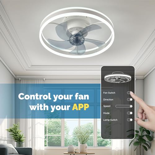 Orison Low Profile Ceiling Fan with Light
