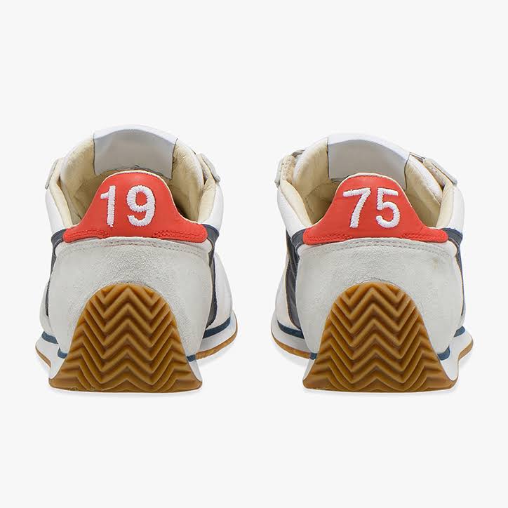 Diadora Equipe H Canvas Stone Wash White