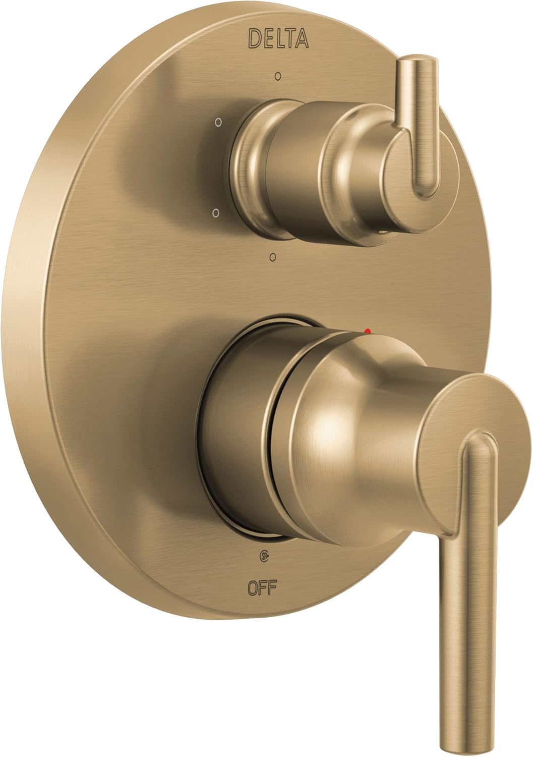 Delta T24959-CZ Delta T24959 Trinsic 14 Series Pressure Balanced Valve Trim with Integrated 6 Function Diverter for Three Shower Applications - Less Rough-In