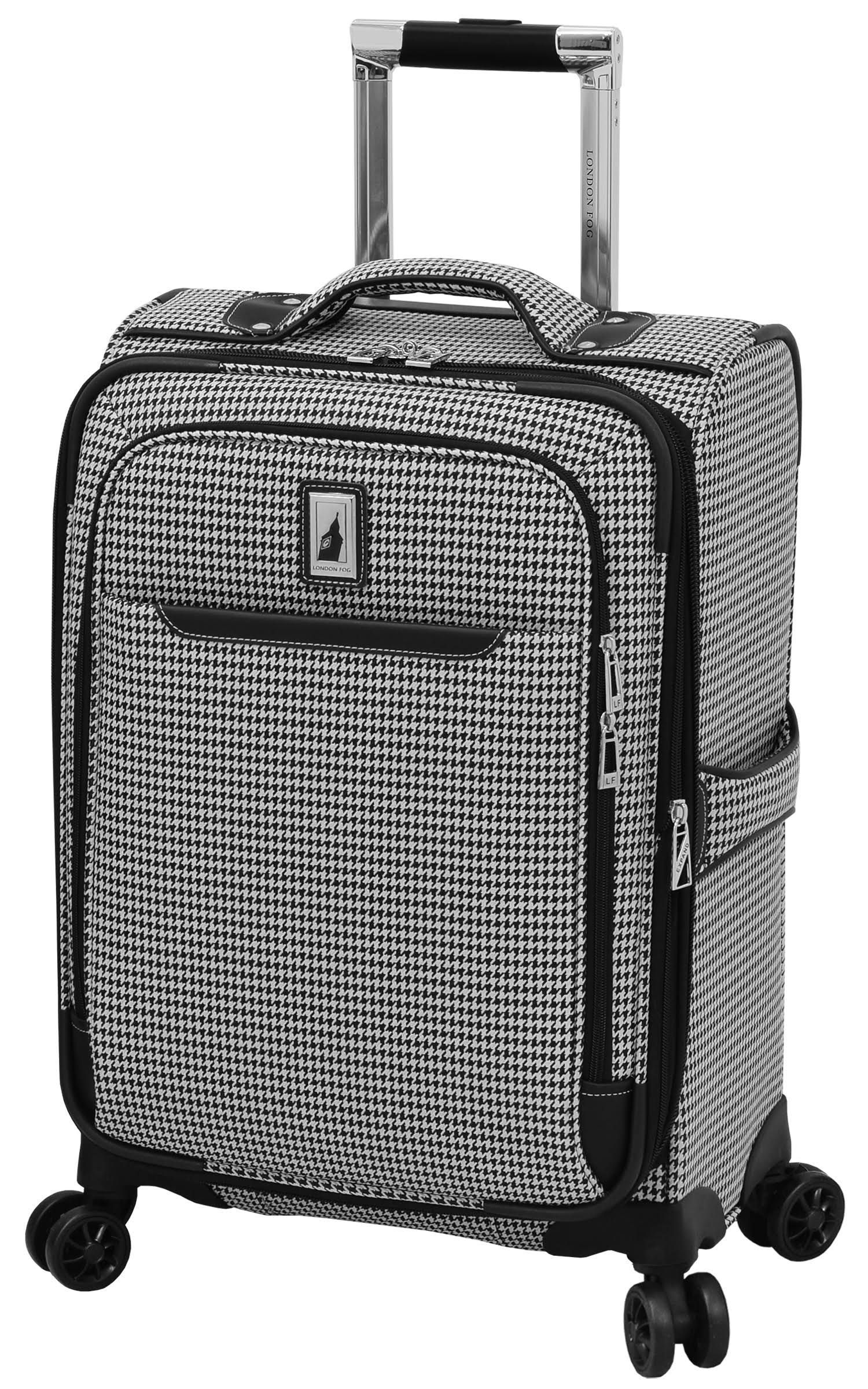 London Fog Cambridge II Carry On Spinner - 20x22 - Black/White