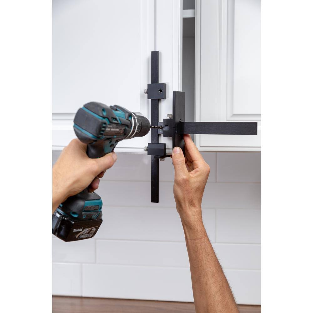 True Position Tools Cabinet Hardware Jig for Installation of Handles and Knobs on Doors and Drawer Fronts Tp-1934