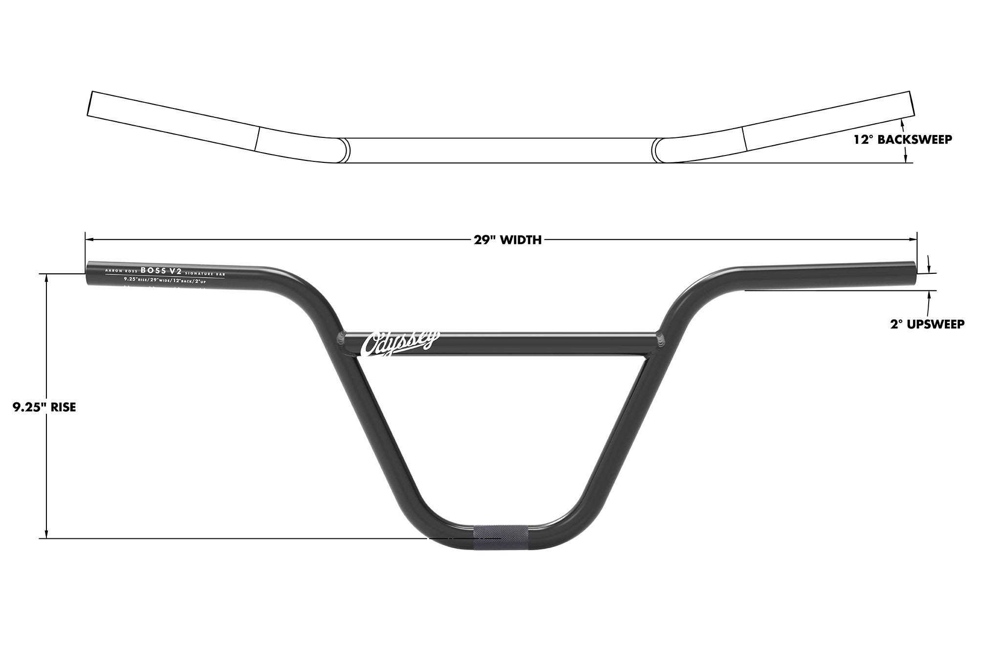 Odyssey Boss V2 Handlebar Chrome