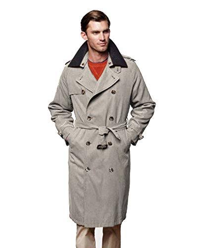 London Fog Men&s Iconic Trench Coat, Chino, 38, Mens