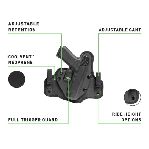 Alien Gear Cloak Tuck 3.5 IWB Holster - Everyday Carry Gear - Custom Fit - Full Cant & Ride Height Adjustable - Made in The USA - Right or Left Hand