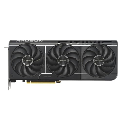 ASUS Prime Radeon™ RX 9070 XT OC Edition Graphics Card (PCIe 5.0, HDMI/DP 2.1, 2.5-Slot Design, axial-tech Fans, Dual Ball Fan Bearings, Dual BIOS, GPU Guard)