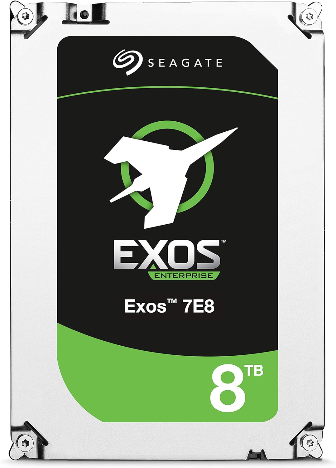 Seagate Exos X18 18TB Enterprise HDD - CMR 3.5 Inch Hyperscale SATA 6Gb/s, 7200 RPM, 512e and 4Kn FastFormat, Low Latency with Enhanced Caching (ST18000NM000J)