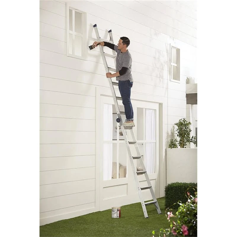 Cosco 2-in-1 Aluminum Step and Extension Ladder with 12& Max Reach