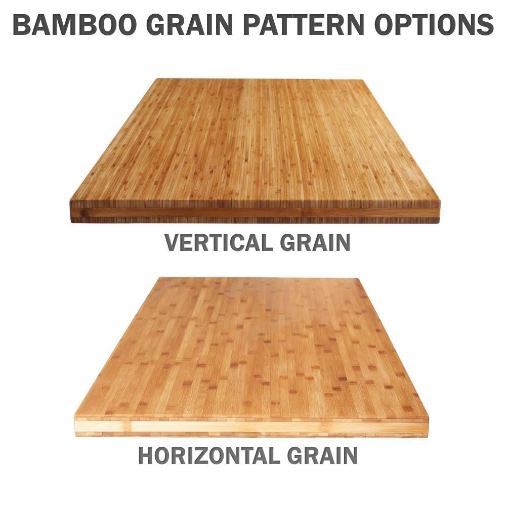 Sparrow Peak 6-ft Unfinished Natural Straight Butcher Block Bamboo Kitchen Countertop in Yellow | 17525CTLOVERBAM-72