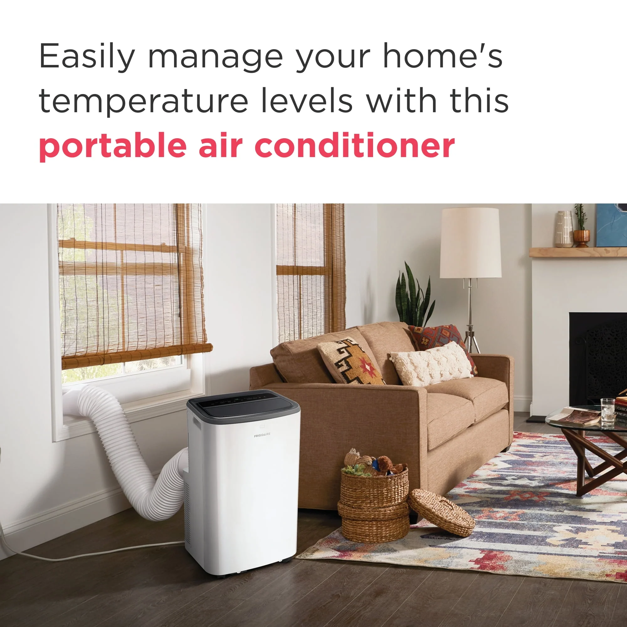 Frigidaire 8,000 BTU Portable Room Air Conditioner with Dehumidifier Mode