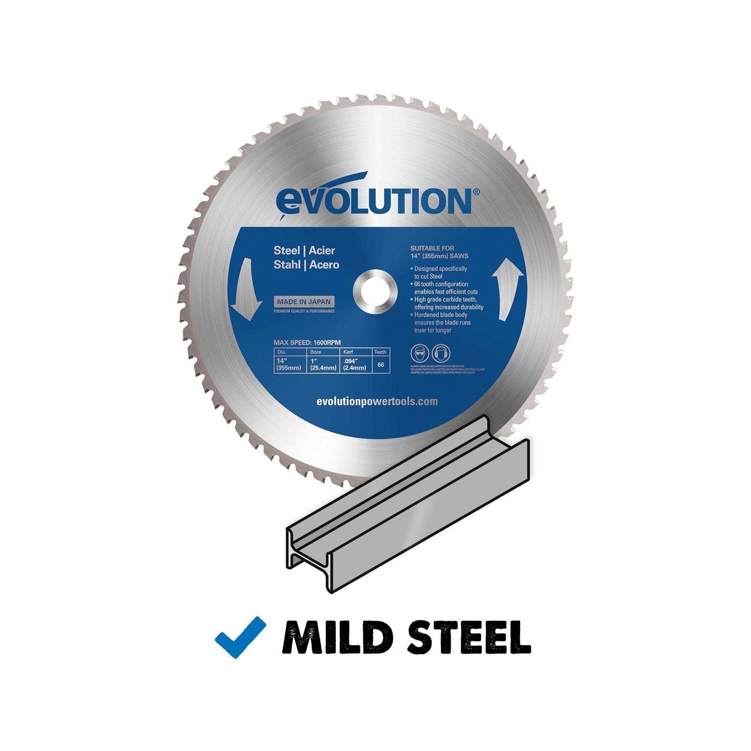 Evolution 14 Steel Cutting Blade 14BLADEST - Shop Hardware Tools Online Store