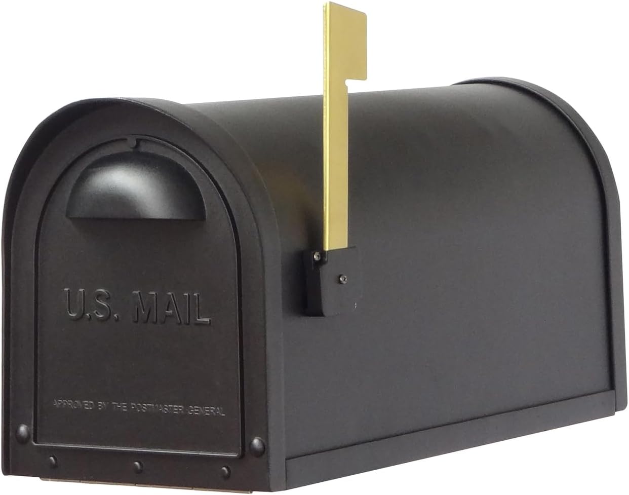 Special Lite Products Company Classic Curbside Mailbox with Locking Insert Bradford Mailbox Post