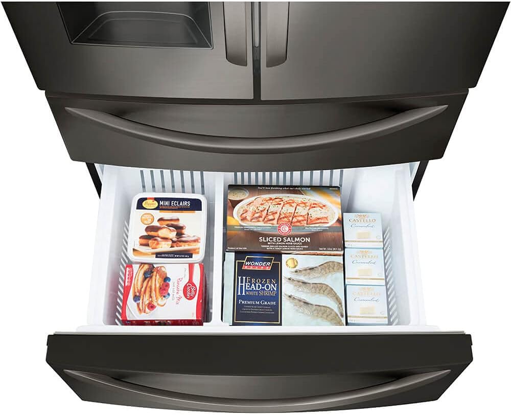 LG LMXS28626D 28 cu.ft. 4-Door French Door Refrigerator - Black Stainless Steel