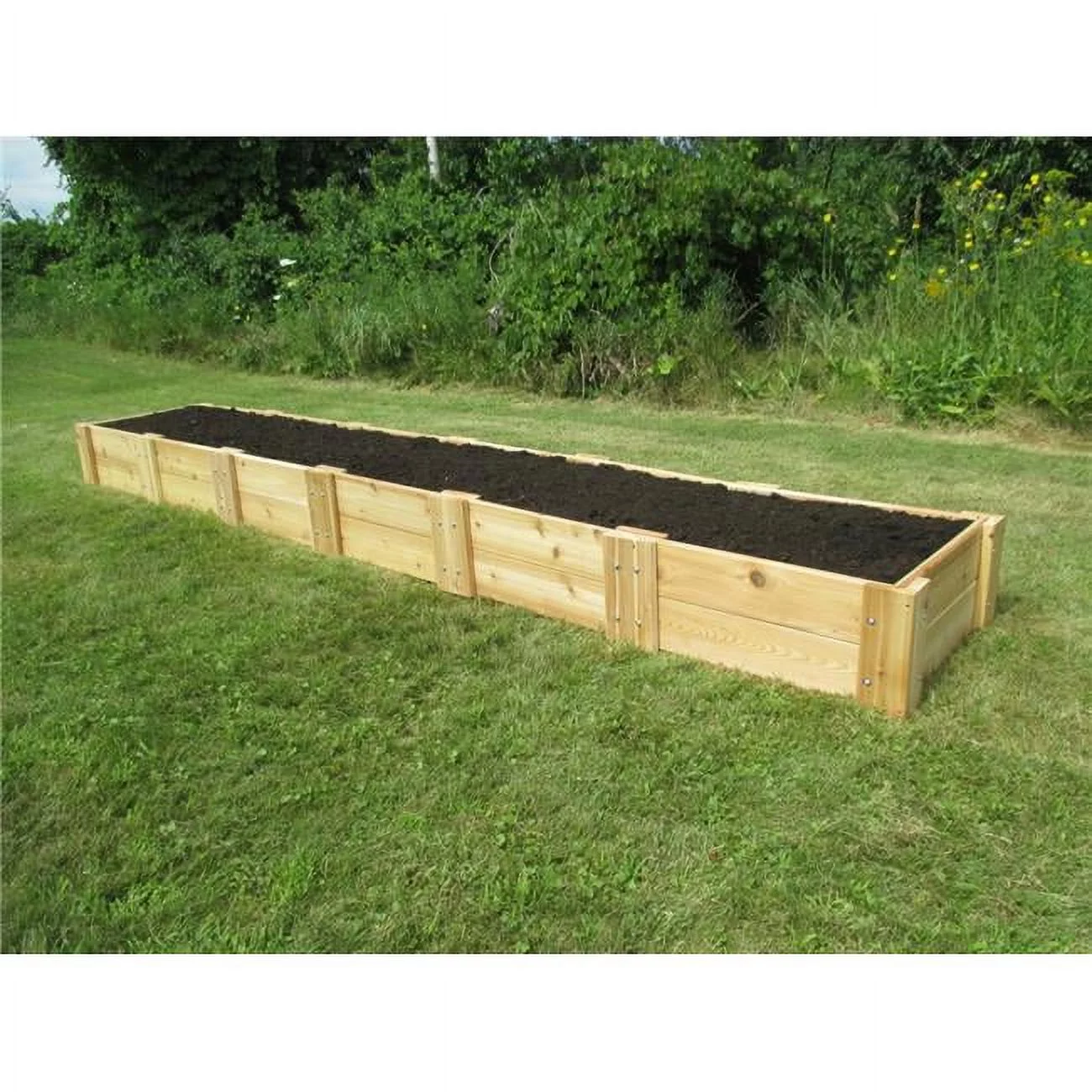 Infinite Cedar  Cedar Raised Garden Bed, 2 ft. x 12 ft. x 11 in. - Curated Treasures Market