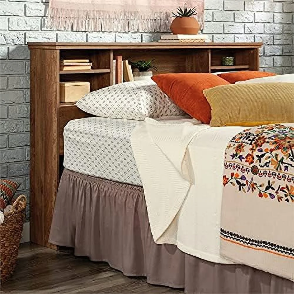 Engineered Wood Full-Queen Bookcase Headboard In Natural