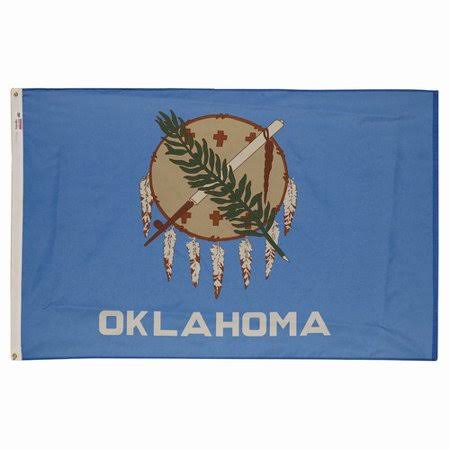 5x8& Oklahoma 2ply Polyester State Flag