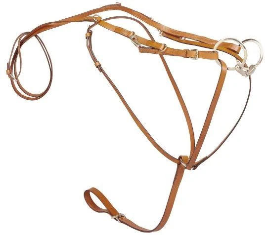 Tory Leather German Martingale u0026 Reins - Center Buckle