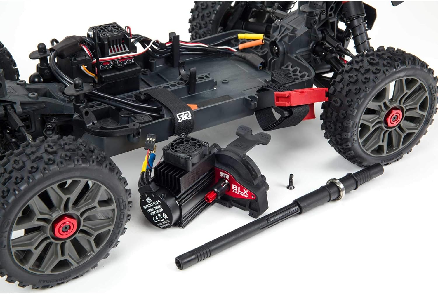 ARRMA 1/8 Typhon 4X4 V3 3S BLX Brushless Buggy RC Truck RTR (Transmitter and Receiver Included, Batteries and Charger Required), Red, ARA4306V3, Unisex Adult