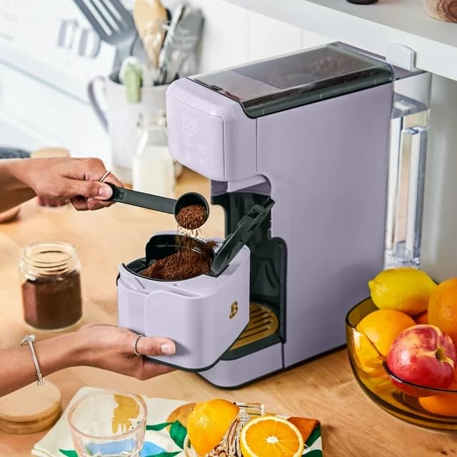 Beautiful Perfect Grind Programmable Single Serve Coffee Maker, Exact-Xtract technology, Touch-Activated Display & Integrated Burr Grinder