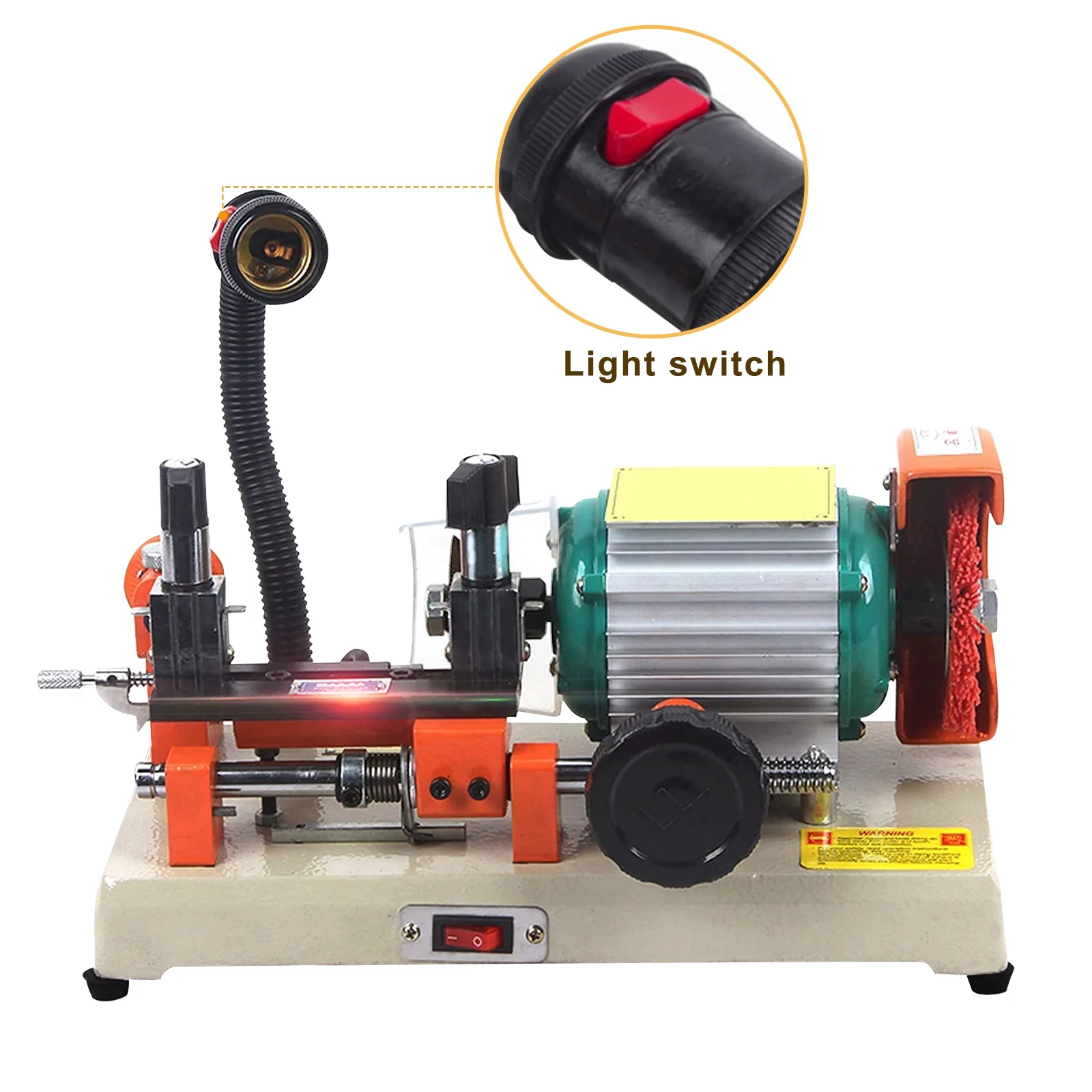 NAIZEA Key Duplicating Machine, 5 Types Professional Key Copy Machine, Key Cutting Machine, 110V, 120W