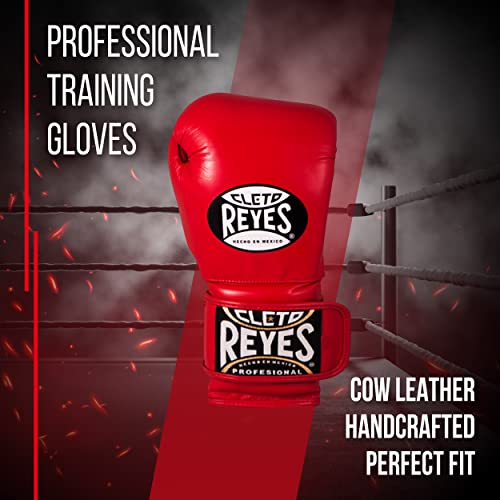 CLETO REYES Training Boxing Gloves with Hook and Loop Closure for Sparring and Heavy Punching Bags, Men and Women, MMA, Kickboxing, Muay Thai