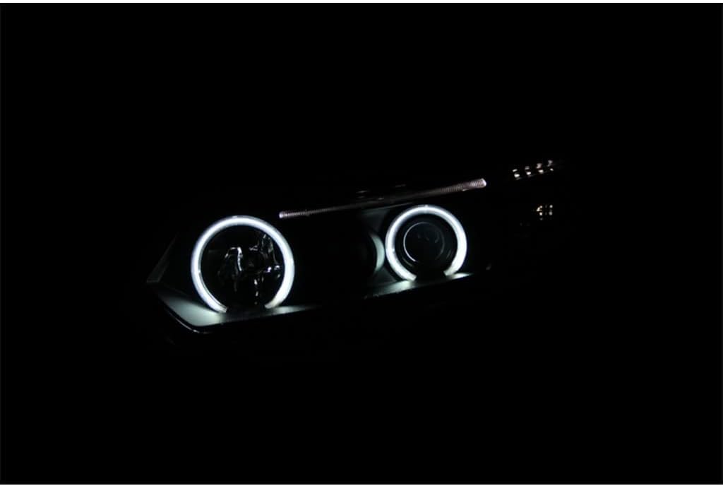 ANZO For Honda Civic 2006-2011 Projector Headlights w/Halo Black CCFL | 121062